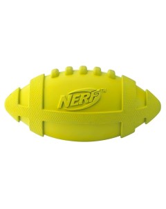 Апорт для собак Мяч для регби пищащий желтый длина 17 5 см Nerf