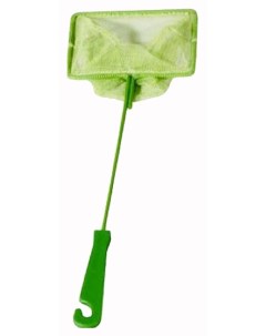 Сачок для аквариумных рыб зеленый с пластиковой ручкой 8 9 см Дарэлл