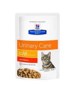 Влажный корм для кошек Prescription Diet c d Multicare Urinary Care курица 85 гр Hill`s