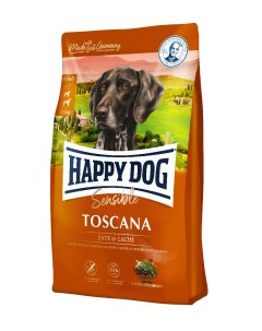 Сухой корм для собак Supreme Toscana утка лосось 2 8кг Happy dog
