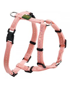 Шлейка для собак Tripoli светоотражающая нейлон розовая грудь 37 52см Hunter