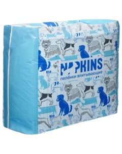 Пеленки впитывающие гелевые для животных 60x40 см 5 шт Napkins