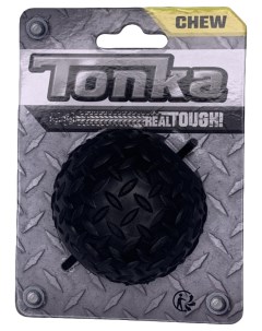 Игрушка для собак Мяч рифленый черная 8 9 см Tonka