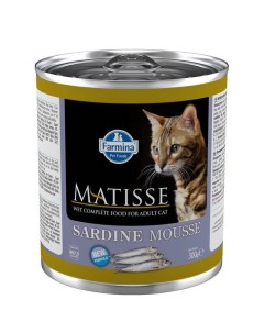 Консервы для кошек Matisse Adult мусс с сардинами 300г Farmina