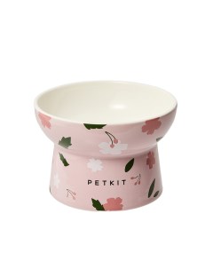 Керамическая миска для кошек и собак розовый Petkit