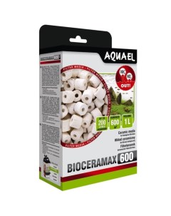 Наполнитель для аквариумного фильтра BIO CERAMAX 600 керамические кольца 1 л Aquael