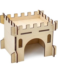 Домик для грызунов Замок малый 13 x 11 x10 см Zooexpress