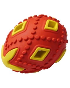 Развивающая игрушка для собак Silver Series яйцо красный желтый 6 2 см 1 шт Homepet