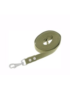 Поводок универсальный для собак брезент зеленый длина 25мм 3м Лаурон