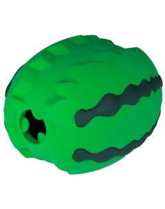 Игрушка для собак Mr Kranch Арбуз с ароматом курицы зеленый 15 см Mr.kranch