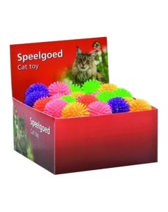 Мяч Ёж для кошек шуршик текстиль в ассортименте 3 5 см 60 шт Beeztees