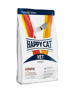 Сухой корм для кошек lkz для здоровья печени VET Diet Hepatic 1 кг Happy cat