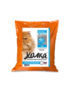 Сухой корм для кошек полнорационный из рыбы и риса 7 кг Холка