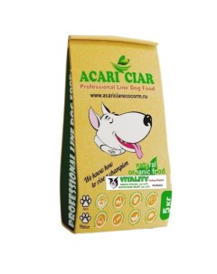 Сухой корм для собак VITALITY Holistic индейка кролик средние гранулы 5 кг Acari ciar