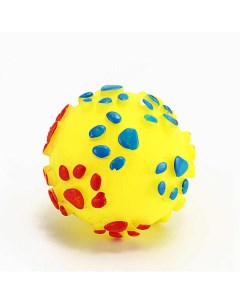 Игрушка для собак Karlie Мяч латексный 8 см цвет в ассортименте Flamingo