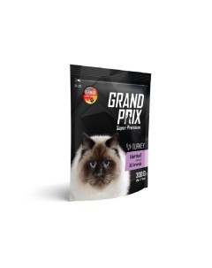 Сухой корм для кошек Hairball Control индейка 0 3 кг Grand prix