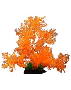 Искусственное растение для аквариума оранжевое 280 мм Пижон аква