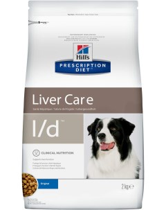 Сухой корм для собак Prescription Diet l d Liver Care мясо 2кг Hill`s