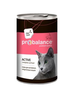 Консервы для кошек Active с курицей 415г Probalance