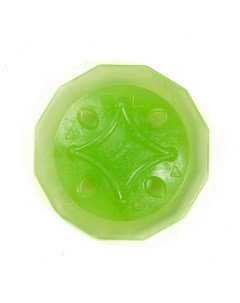 Игрушка для собак Тарелка резина зеленый 7 см Doglike