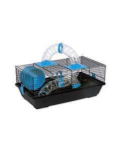 Клетка для грызунов Либор черная с синими аксессуарами 50 5 28 21 см Small animals