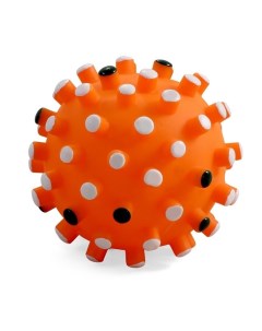 Игрушка для собак Мяч Бактерия виниловый цвет в ассортименте 7см Mr.pet