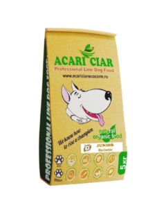 Сухой корм для собак JUNIOR Holistic для щенков 6 18 мес средние гранулы 5 кг Acari ciar