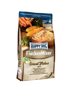 Сухой корм для собак FlockenMixer Cereal Flakes злаки овощи кукуруза 3кг Happy dog