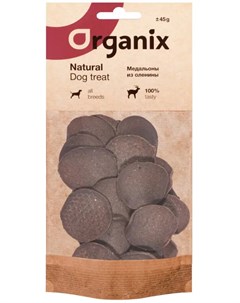 Лакомство для собак Медальоны из оленины 60г Organix