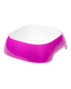 Одинарная миска для кошек и собак пластик резина розовый 0 75 л Ferplast