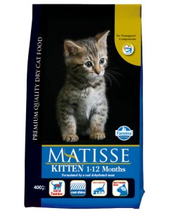 Сухой корм для котят Matisse Kitten курица 0 4кг Farmina