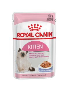 Влажный корм для котят Kitten мясо в желе 24шт по 85г Royal canin