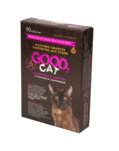 Мультивитаминное лакомство для кошек Здоровье и энергия 90 табл Good cat