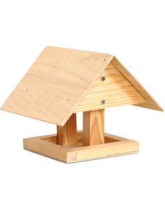 Кормушка для птиц Избушка деревянная 21х20х20 см Гавриш