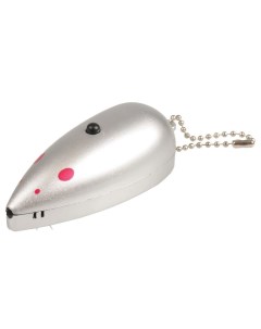Лазерная указка для кошек Мышь с LED лучом серый 8 х 3 5 х 2 5 см Flamingo