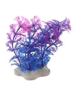 Искусственное растение для аквариума Кустик 00113034 7х12 см Ripoma
