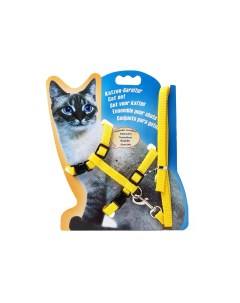 Набор шлейка и поводок для кошек Petsy QCO 011 yellow Zoowell