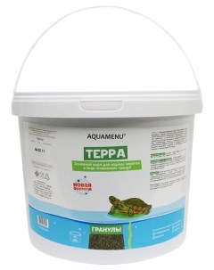 Корм для рептилий Aquamenu Терра гранулы 3 5 кг Аква меню