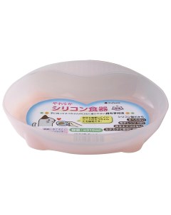 Одинарная миска для кошек силикон розовый 0 31 л Japan premium pet