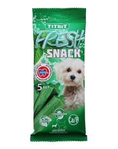 Лакомство для собак Fresh для мелких пород снеки 55г Titbit