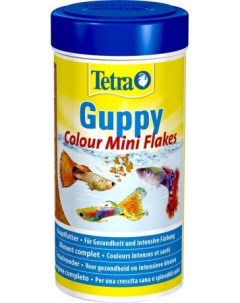 Корм для гуппи Guppy Colour улучшение окраса хлопья 250 мл Tetra