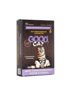 Витаминно минеральный комплекс для стерилизованных кошек 90 табл Good cat
