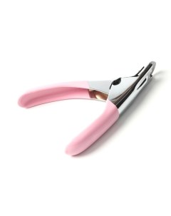 Когтерез гильотина с прорезиненной ручкой отверстие 7 мм розовый Пижон