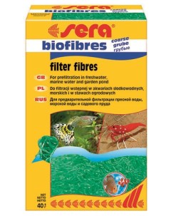 Наполнитель для внешних и внутренних фильтров Biofibres Coarse биоволокно 40 г Sera