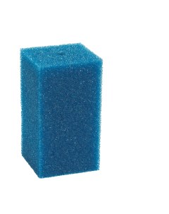 Губка прямоугольная для фильтра 14 11х11х20 см синяя Nobrand