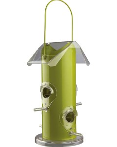 Трикси Кормушка для птиц уличная 800 мл высота 25 см металл пластик зеленый Trixie