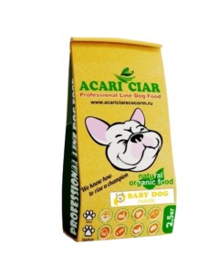 Сухой корм для собак BABY DOG Holistic для щенков мини гранулы 2 5 кг Acari ciar
