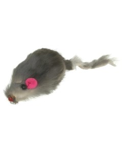 Игрушка для кошек Мышь серая 22161027 45x50 мм Триол
