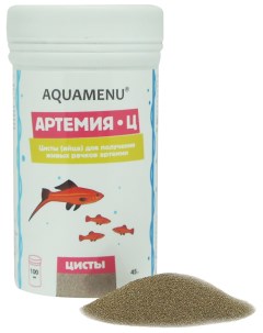 Корм для аквариумных рыбок Aquamenu из цисты жаброногого рачка универсальный 45 г Аква меню