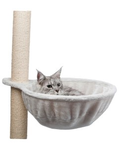 Лежанка для кошек и собак Cuddly Bag XL размер 45см светло серый Trixie